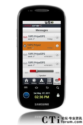 Avaya�Ƅ��k���c�f(xi��)�������ͽ�Q�����\��������Android�K��